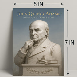 John Quincy Adams Poster PosterGoat