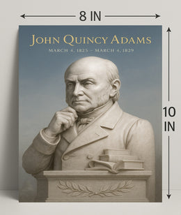 John Quincy Adams Poster PosterGoat