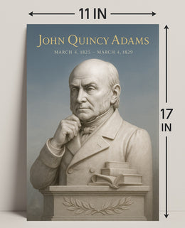 John Quincy Adams Poster PosterGoat