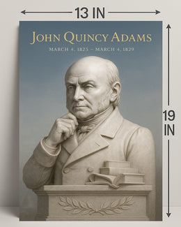 John Quincy Adams Poster PosterGoat