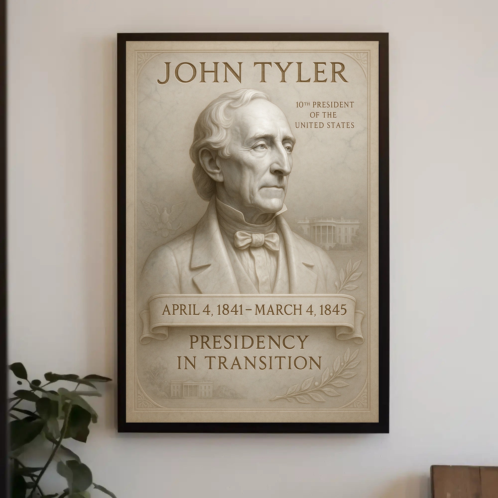 John Tyler 10th President Poster PosterGoat