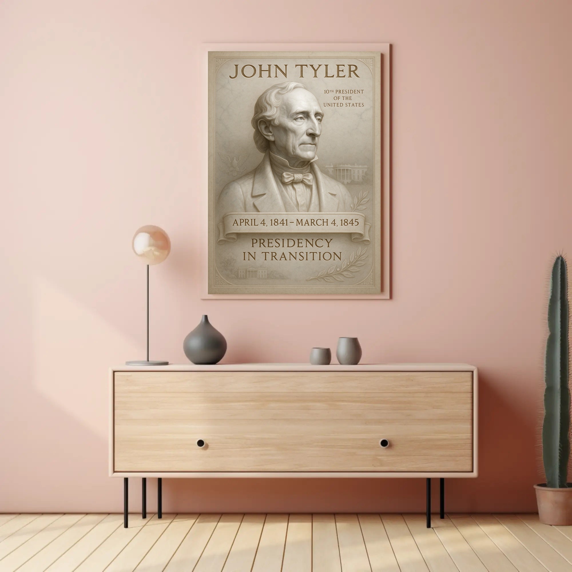 John Tyler 10th President Poster PosterGoat