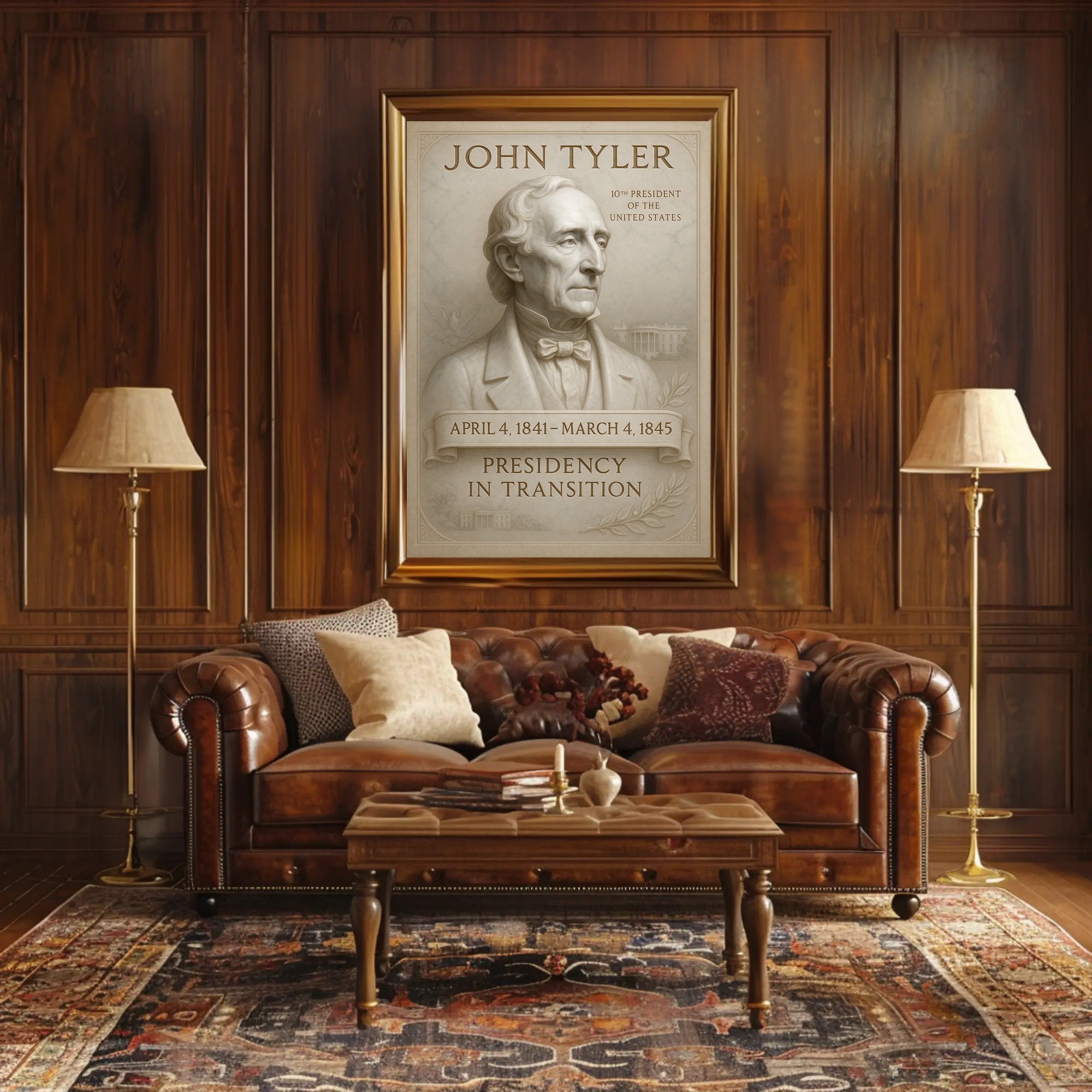 John Tyler 10th President Poster PosterGoat