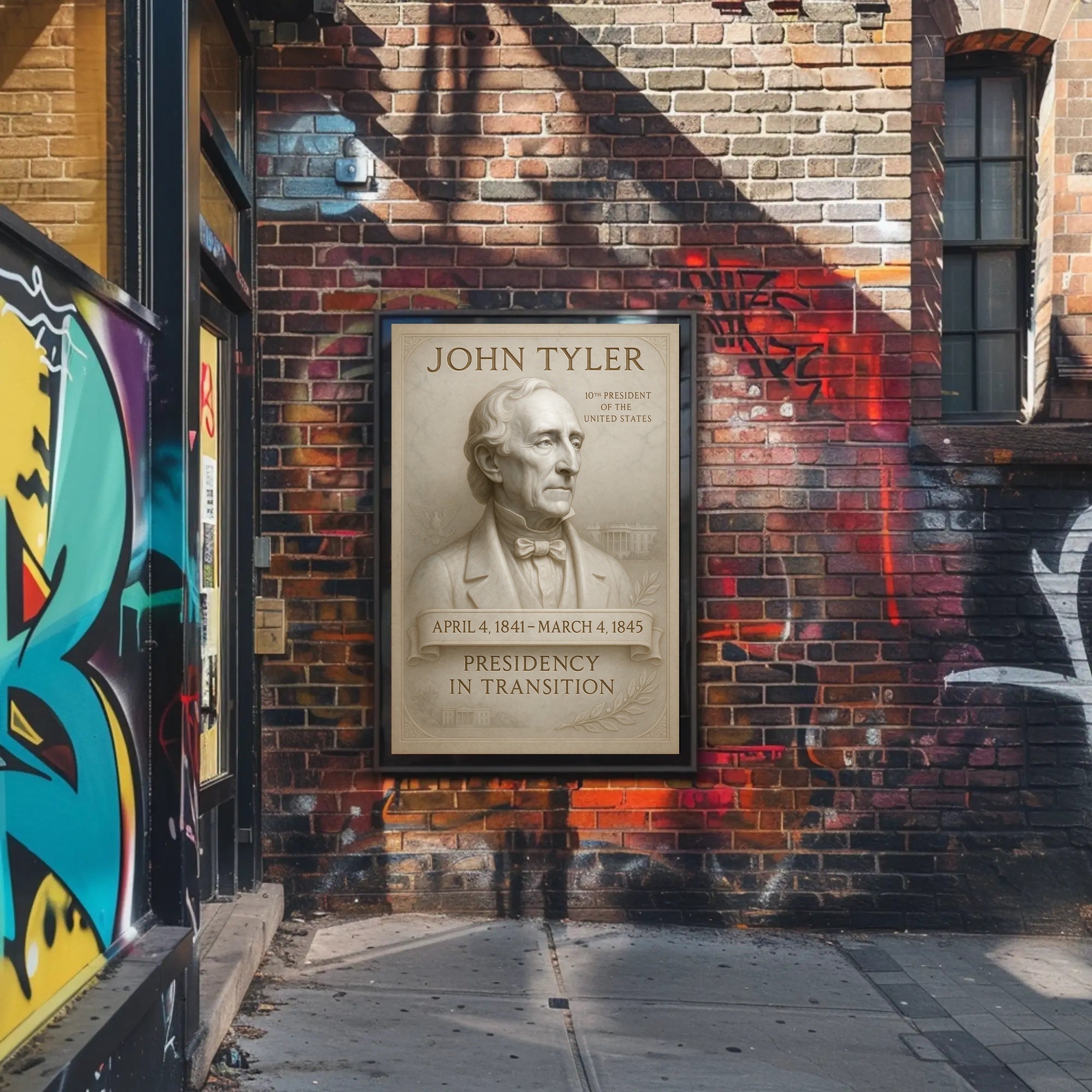John Tyler 10th President Poster PosterGoat