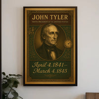 John Tyler 10th President Poster PosterGoat