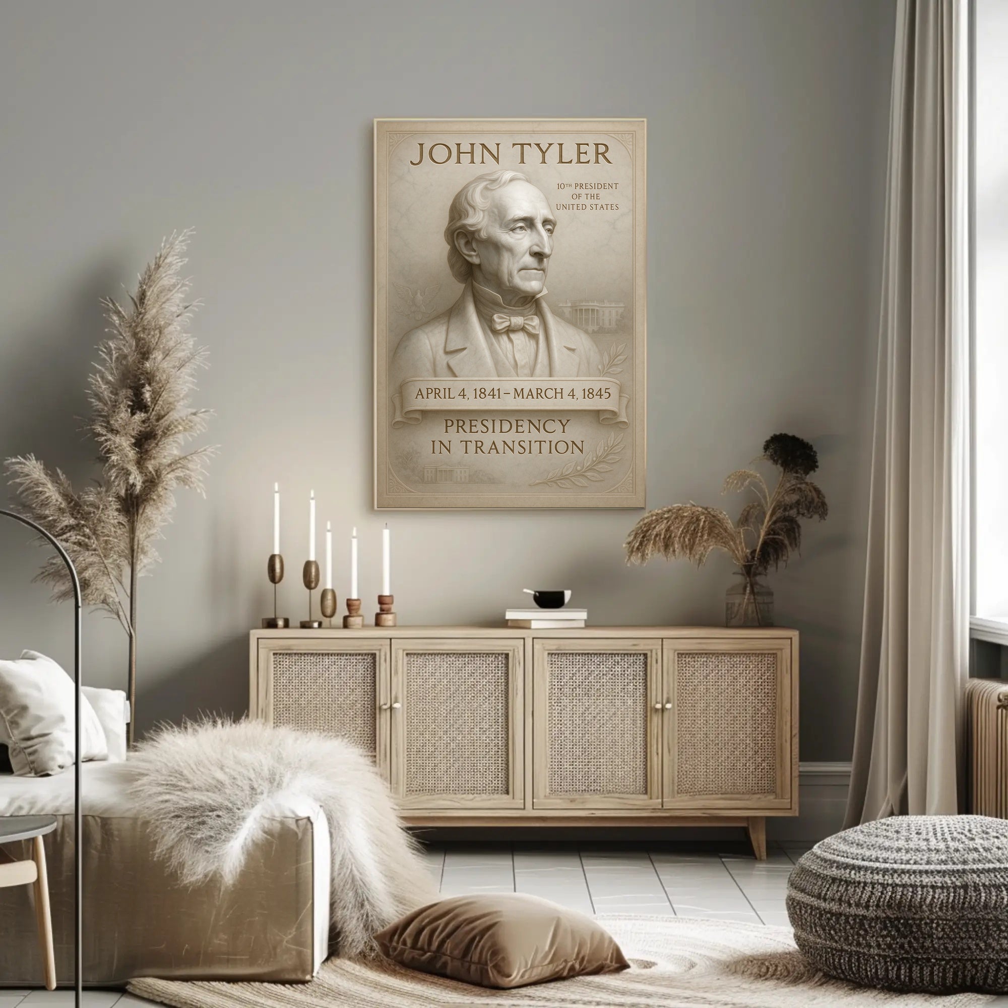 John Tyler 10th President Poster PosterGoat
