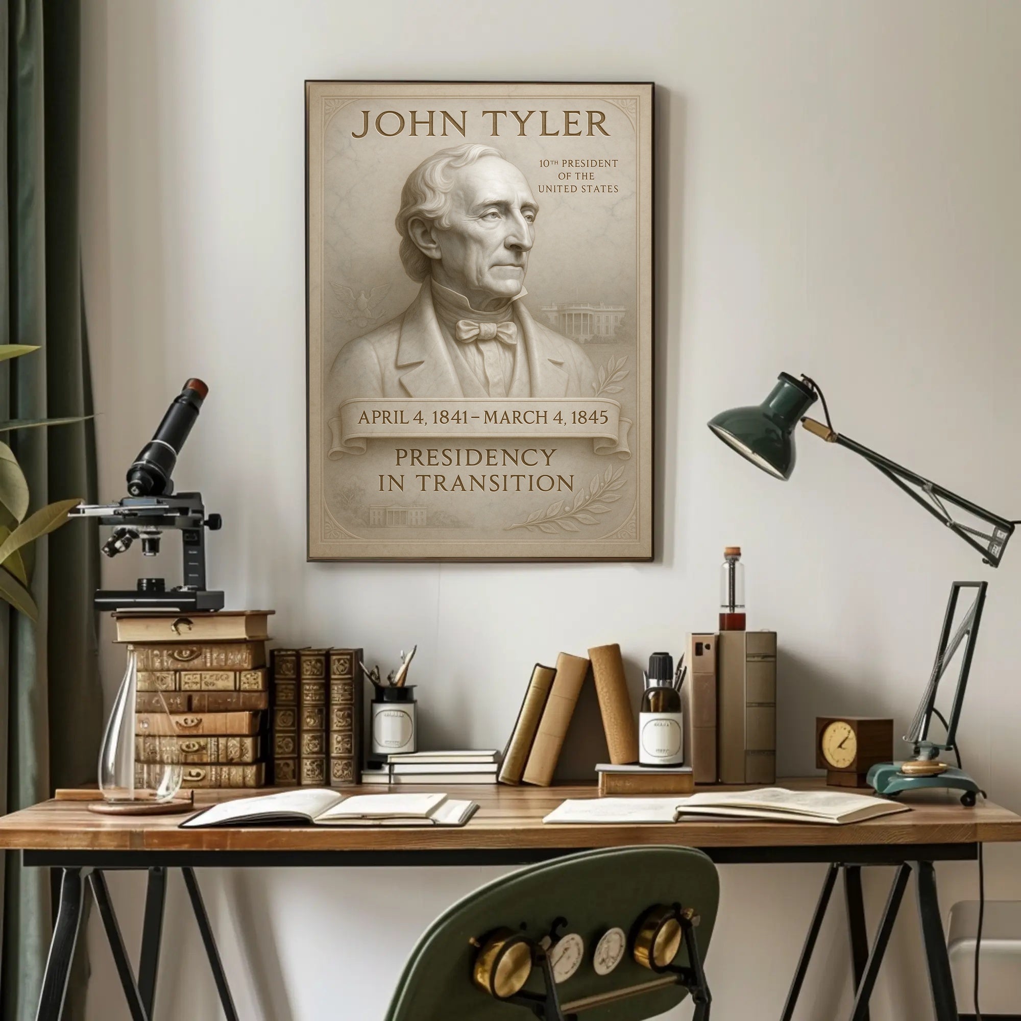 John Tyler 10th President Poster PosterGoat