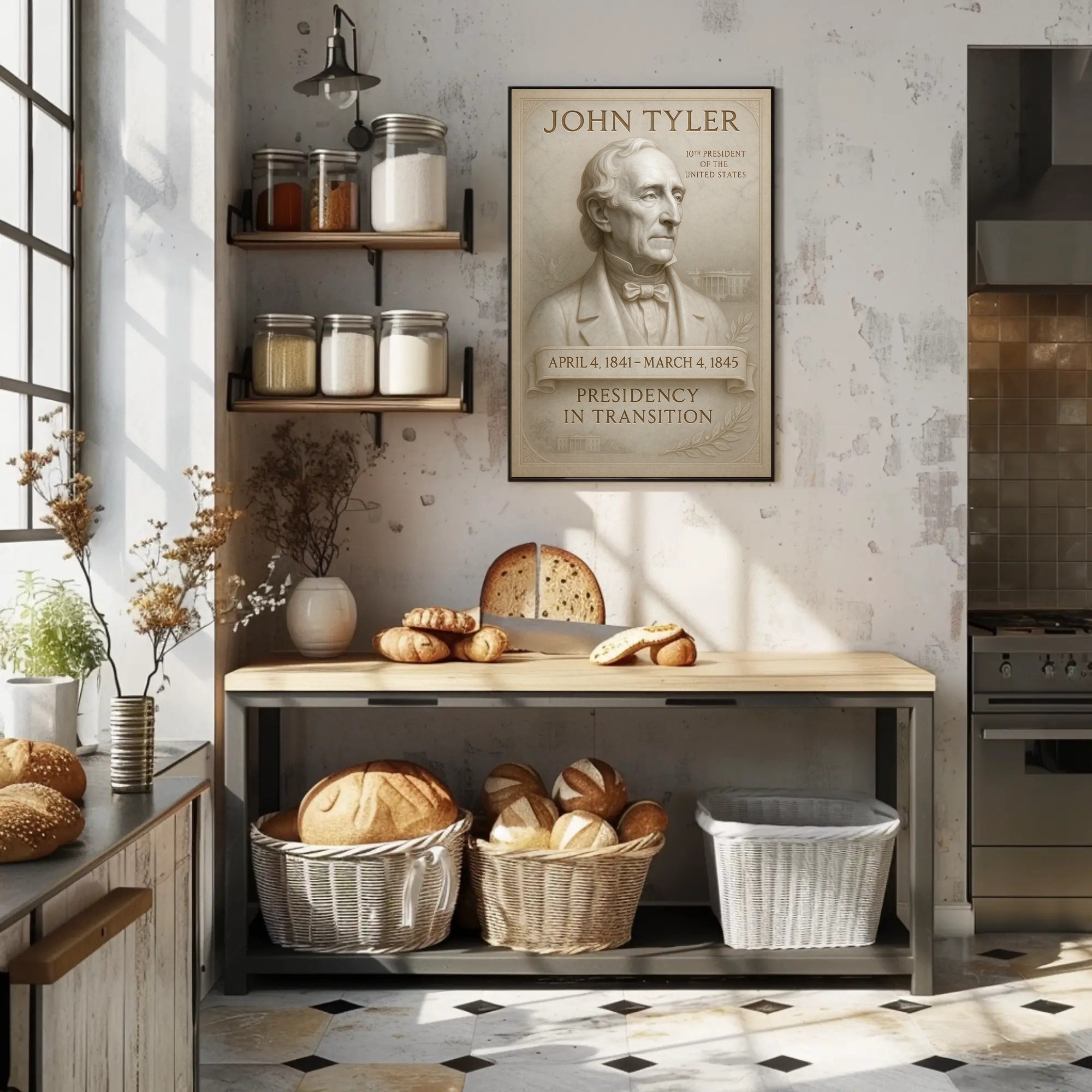 John Tyler 10th President Poster PosterGoat