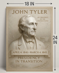 John Tyler 10th President Poster PosterGoat