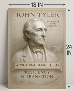 John Tyler 10th President Poster PosterGoat