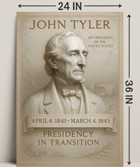 John Tyler 10th President Poster PosterGoat