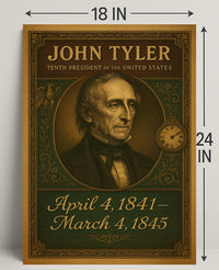 John Tyler 10th President Poster PosterGoat