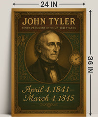 John Tyler 10th President Poster PosterGoat