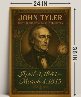 John Tyler 10th President Poster PosterGoat