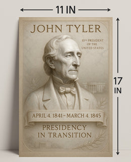 John Tyler 10th President Poster PosterGoat