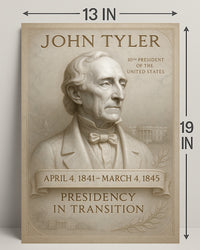 John Tyler 10th President Poster PosterGoat