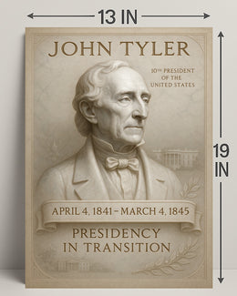 John Tyler 10th President Poster PosterGoat