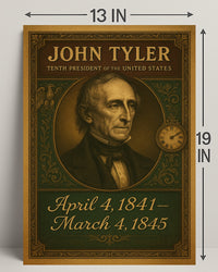 John Tyler 10th President Poster PosterGoat