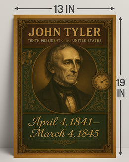 John Tyler 10th President Poster PosterGoat