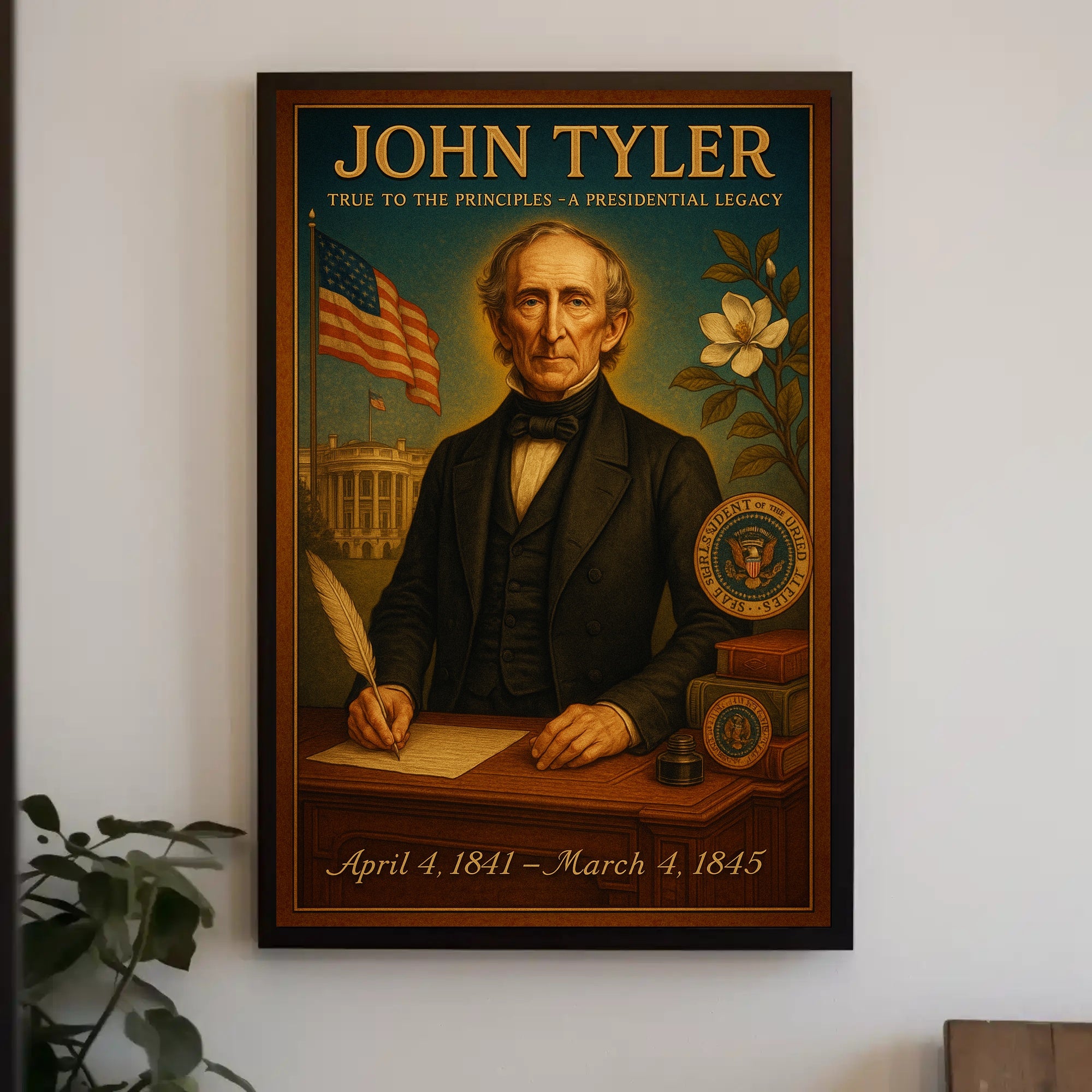 John Tyler A Presidential Legacy Poster PosterGoat