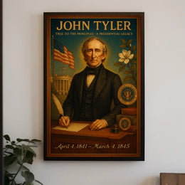John Tyler A Presidential Legacy Poster PosterGoat