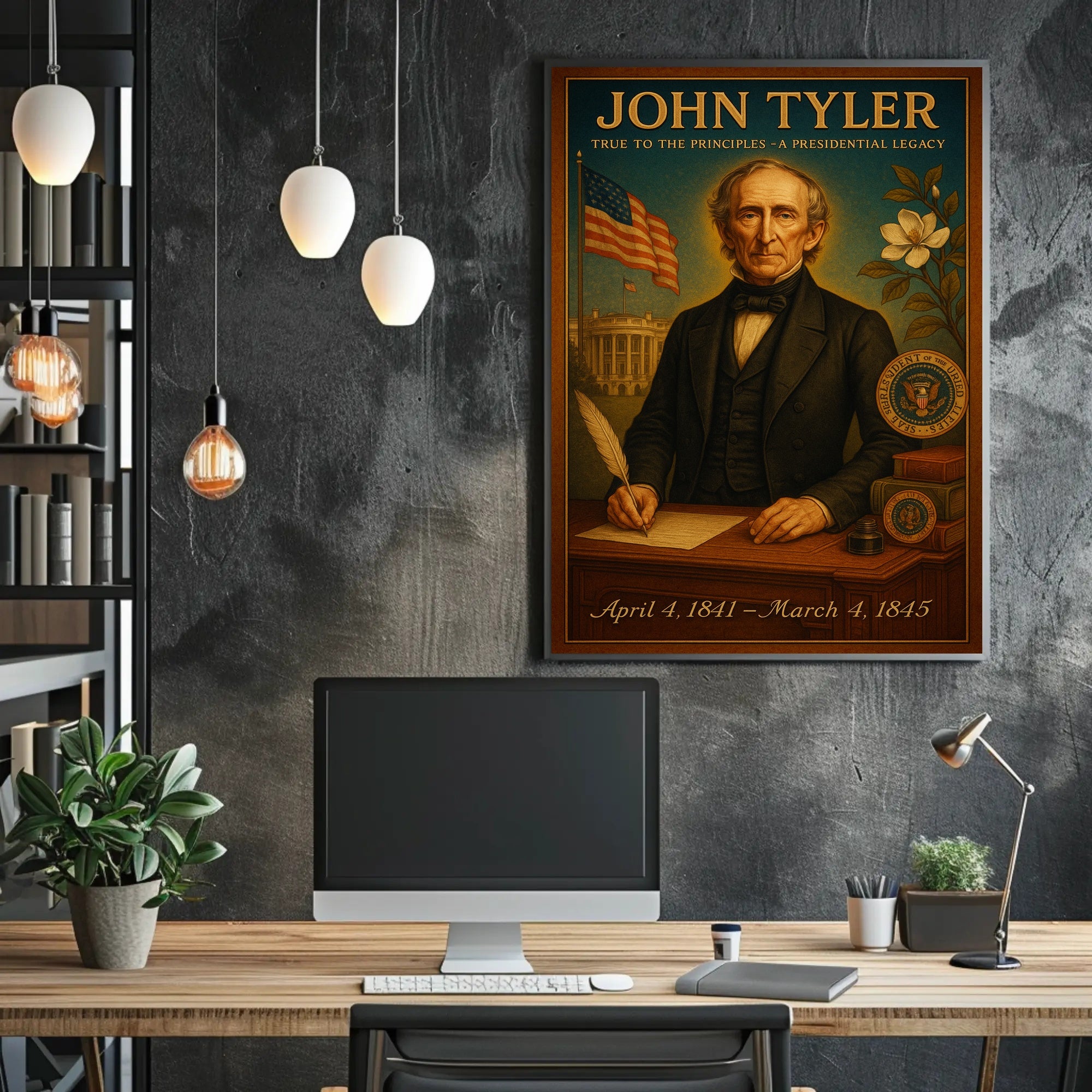 John Tyler A Presidential Legacy Poster PosterGoat
