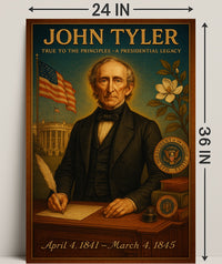 John Tyler A Presidential Legacy Poster PosterGoat