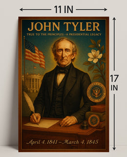 John Tyler A Presidential Legacy Poster PosterGoat