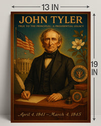 John Tyler A Presidential Legacy Poster PosterGoat