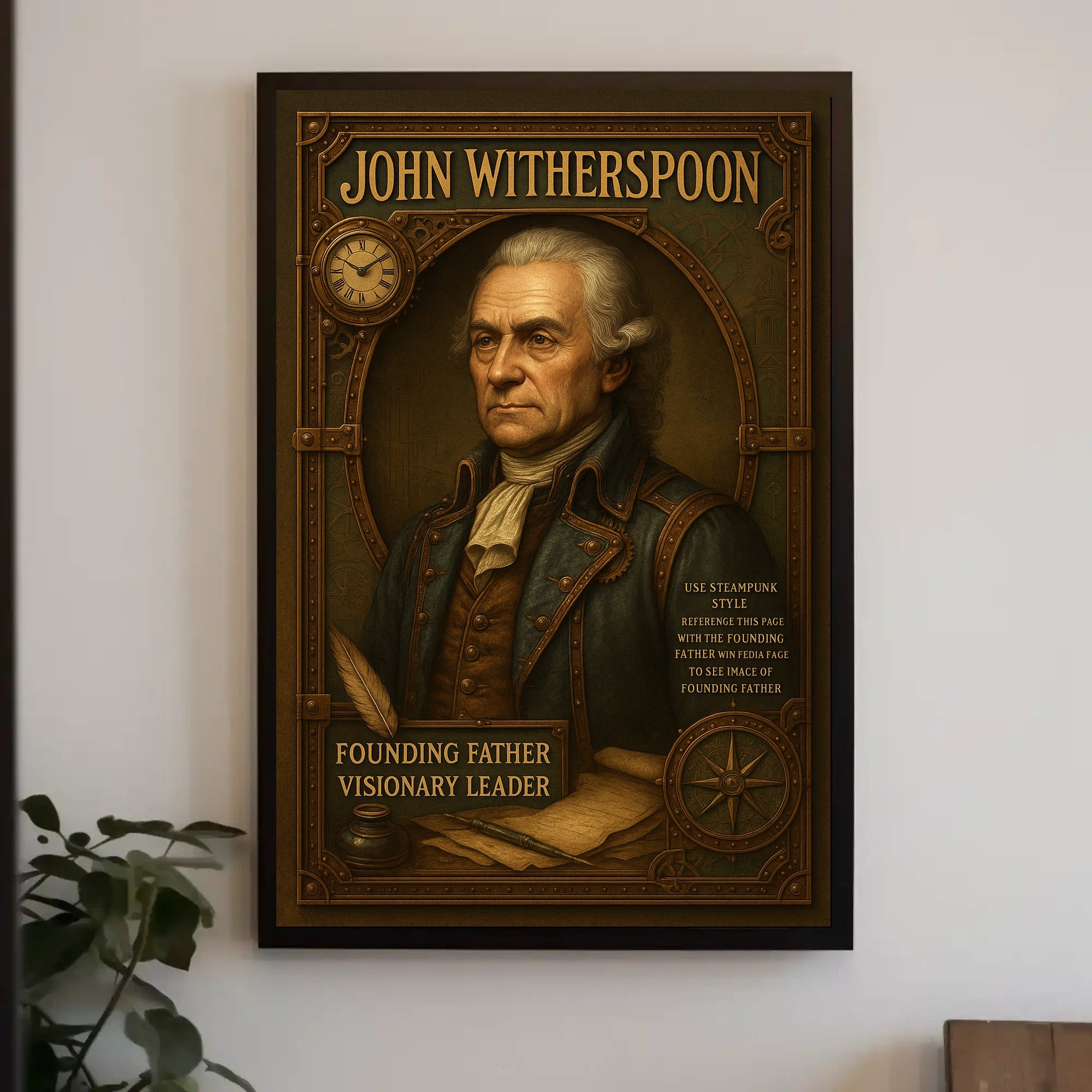 John Witherspoon Founding Father Poster PosterGoat