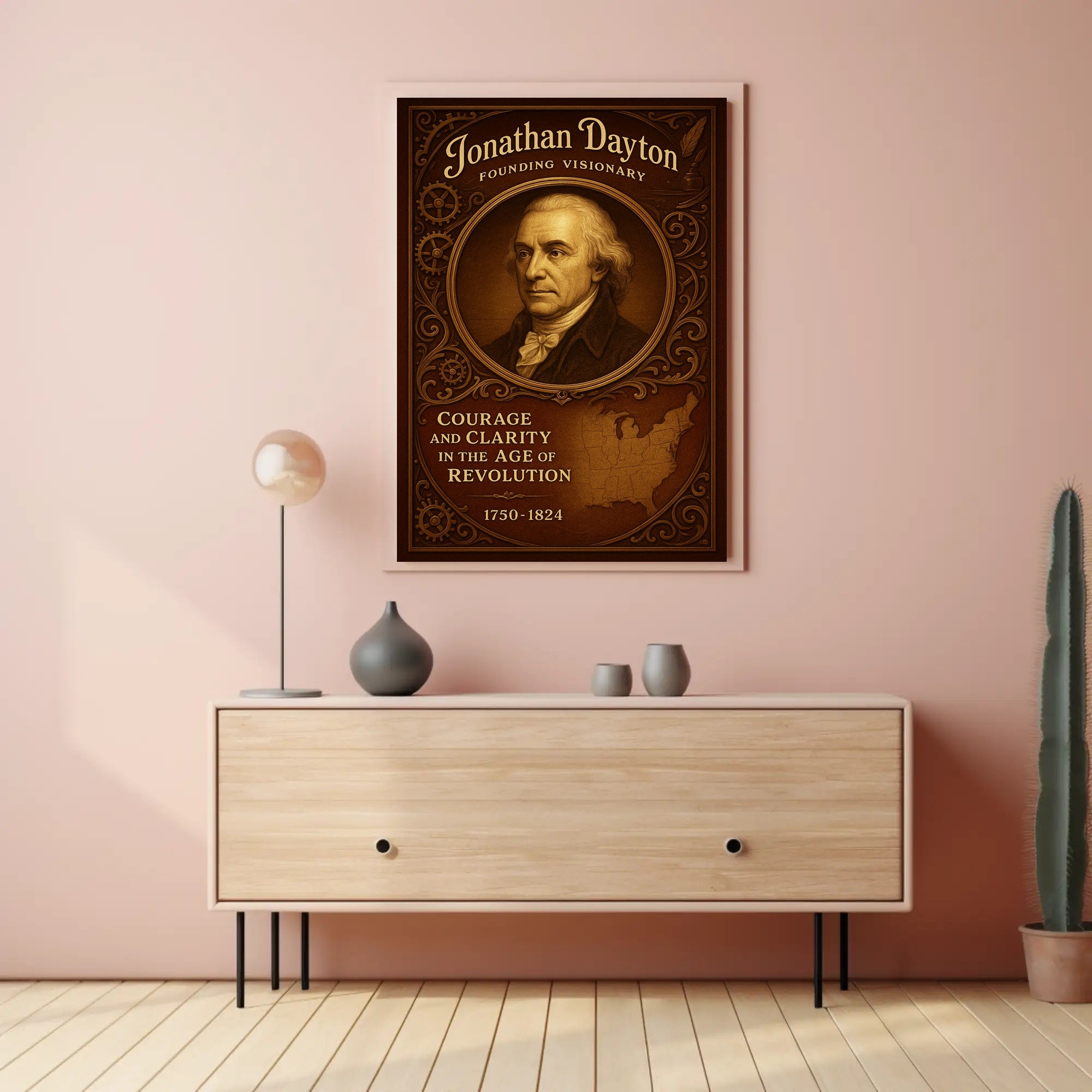 Jonathan Dayton Founding Visionary Poster PosterGoat