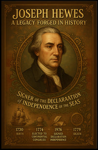 Joseph Hewes A Legacy Forged in History Poster PosterGoat