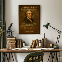 Joseph Hewes A Legacy Forged in History Poster PosterGoat