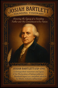 Josiah Bartlett Founding Visionary Poster PosterGoat