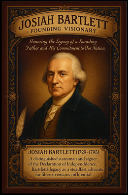 Josiah Bartlett Founding Visionary Poster PosterGoat