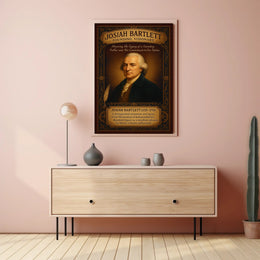 Josiah Bartlett Founding Visionary Poster PosterGoat