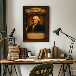 Josiah Bartlett Founding Visionary Poster PosterGoat