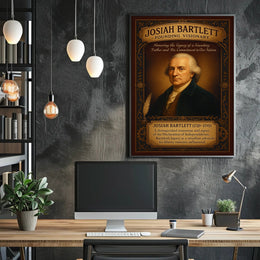 Josiah Bartlett Founding Visionary Poster PosterGoat