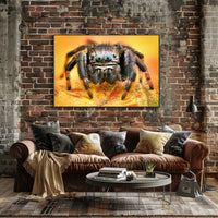 Jumping Spider Eye Detail Animal Poster PosterGoat