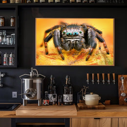 Jumping Spider Eye Detail Animal Poster PosterGoat