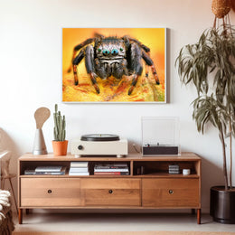 Jumping Spider Eye Detail Animal Poster PosterGoat
