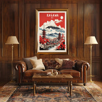 Kagawa Japan Travel Poster PosterGoat