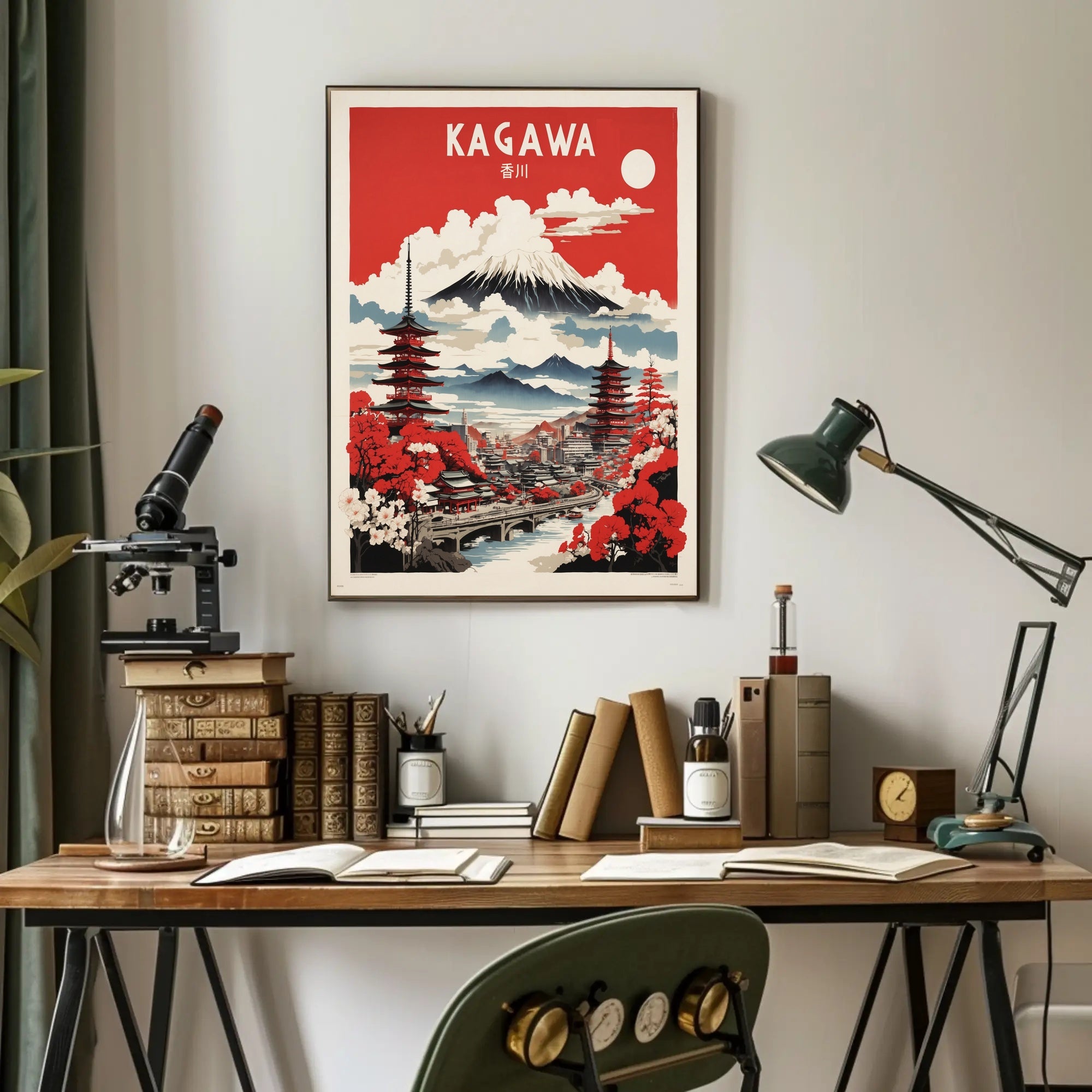 Kagawa Japan Travel Poster PosterGoat