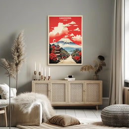 Kagoshima's Vibrant Scenic Beauty Travel Poster PosterGoat