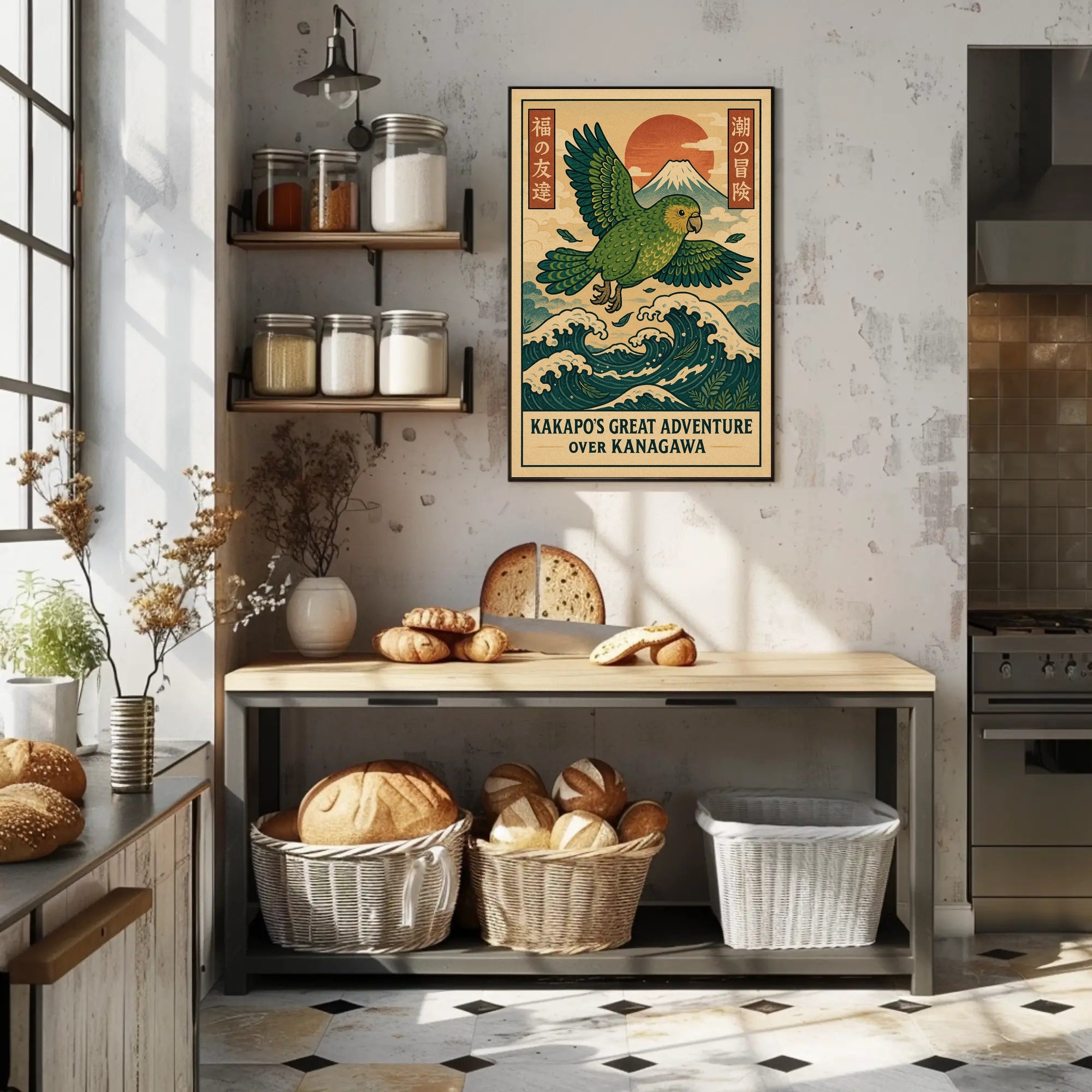 Kakapos Great Adventure Poster PosterGoat