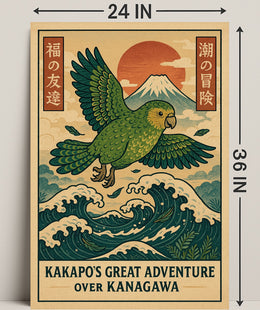 Kakapos Great Adventure Poster PosterGoat