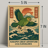 Kakapos Great Adventure Poster PosterGoat