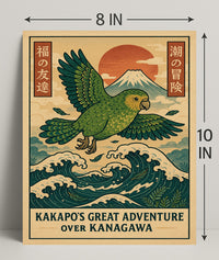 Kakapos Great Adventure Poster PosterGoat