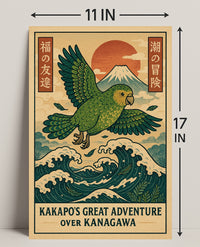 Kakapos Great Adventure Poster PosterGoat