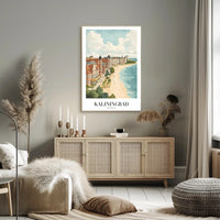 Kaliningrad Coastal Charm: Vintage Travel Poster PosterGoat
